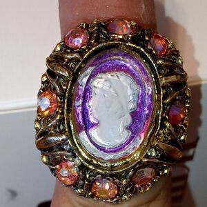 Funky stretch Cameo ring